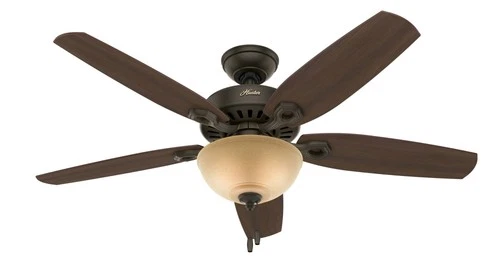 Hunter Fans - Builder 52 Inch Ceiling Fan with LED Light Kit and Pull Chain-New - Picture 1 of 4