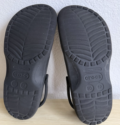 Crocs Unisex Classic Clog Slip on Ultra Black Comfort Shoes  display picture 1