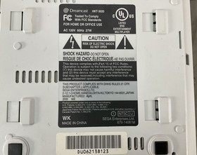 Sega Dreamcast HKT-3020 Game Console Bundle