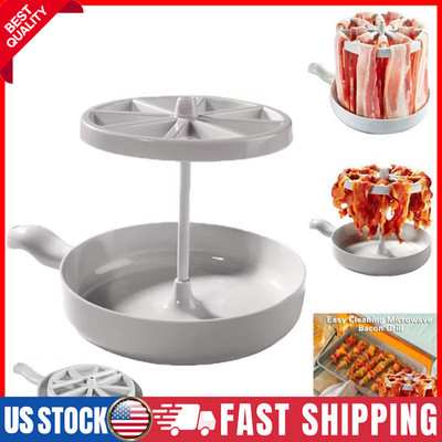 Bacon Wizard Microwave Crispy Bacon Maker - Crispier, Healthier