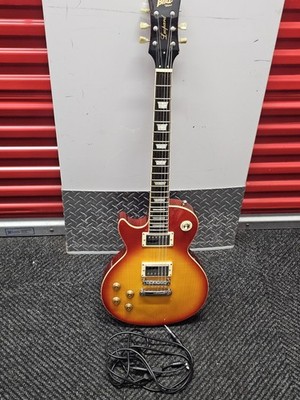 Blitz By Aria Pro II Les Paul Electric Guitar Cherry Sunburst MIJ Style Used