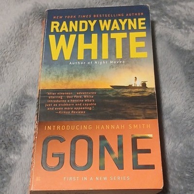 Gone Paperback by Randy Wayne White, Penguin, A Hannah Smith Novel, Suspense