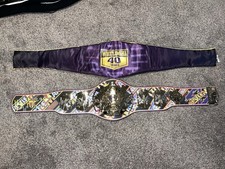 WWE WWF Hulk Hogan Autographed WM 40th Winged Eagle Belt #86/200 Hogan Hologram