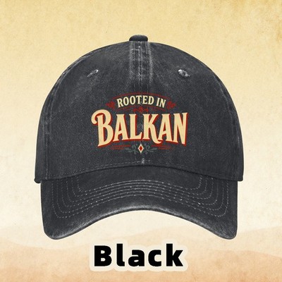 Rooted in Balkan Baseball Cap Vintage Dad Hat Adjustable