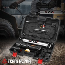 21V Battery Power Cordless Lithium Grease Gun Kit w/ LED Light & 41.5&rdquo; Long Hose