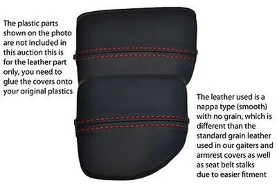 Rote Naht Für Mazda MX5 MK2 01-05 Miata Mittelkonsole Getränkehalter Cover