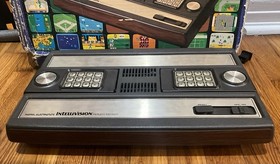 Intellivision Game console in original box with 3 games untested