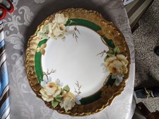 Limoges Elite Bawo and Dotter 12" Plate Roses
