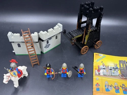 Lego Classic Castle 6061 Siege Tower Complete Rare Vintage
