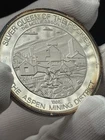 1988 Mining Gallery HTF 1 Oz 999 Fine Silver Round - “Aspen Mining District”