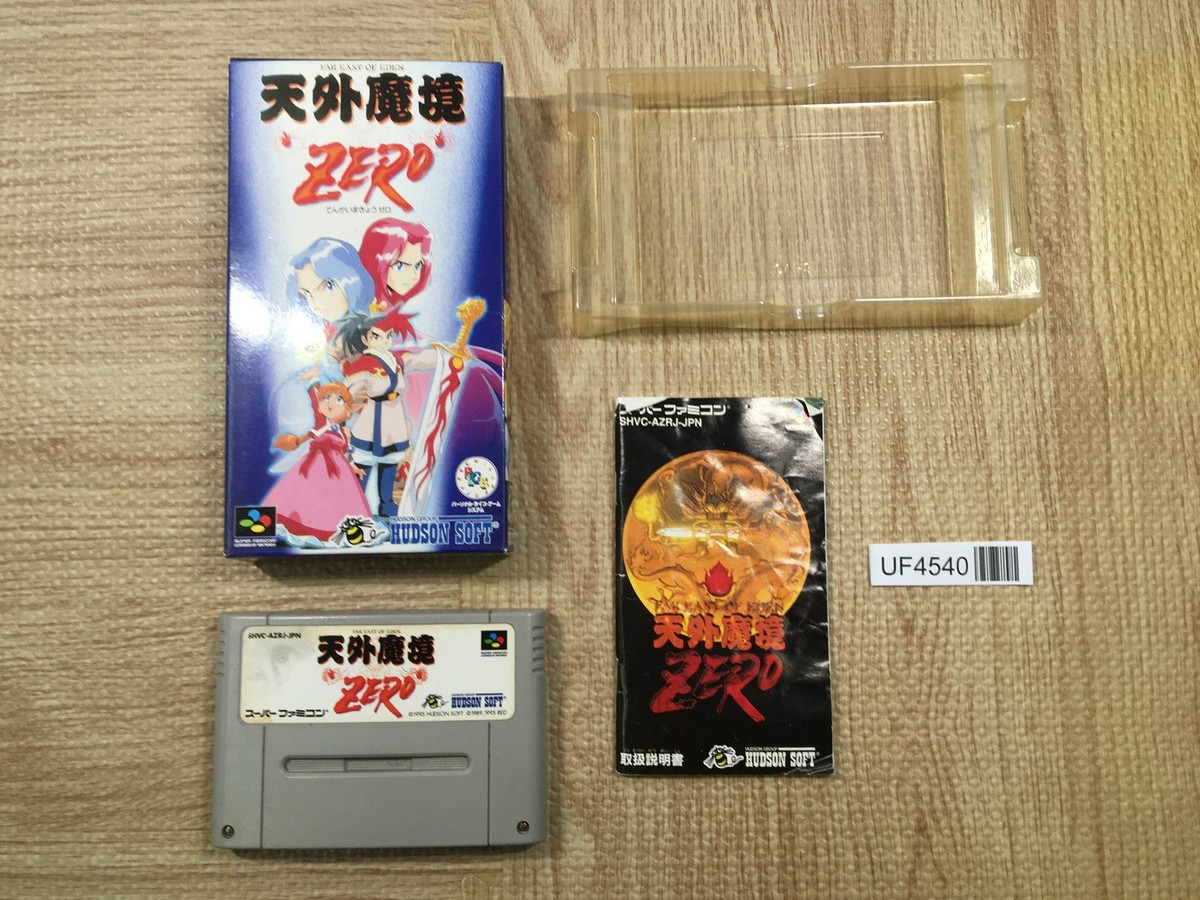 Far East Of Eden Tengai Makyou Zero Boxed Super Famicom SNES Japan