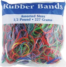 Alliance Rubber Bands Assorted Dimensions 227G/Approx. 400 3 Pack