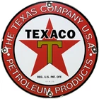 VINTAGE TEXACO MOTOR OIL PORCELAIN SIGN TEXAS GASOLINE GAS STATION PUMP PLATE
