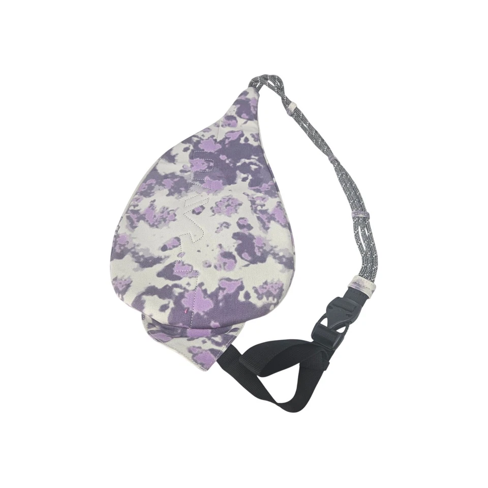 Kavu Rope Bag Orchid Tie Dye Purple Backpack Gorpcore School Crossbody Travel - Image 2 of 4