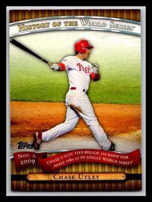 2010 Topps History of the World Series #HWS24 Chase Utley
