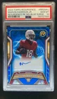 2024 Topps Resurgence Marvin Harrison Jr. Rookie Blue Surge Auto #52/99 PSA 10