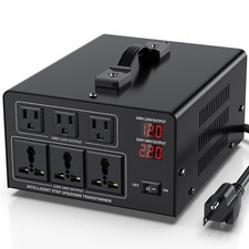 1000W Voltage Converter Transformer Step Up 110V/120V to220V/240V or Step Dow...