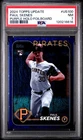 2024 Topps Update - #US100 PAUL SKENES -  Purple Holo /799 - PSA 7
