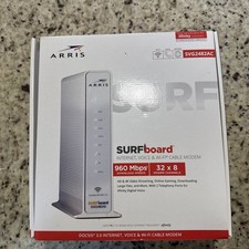 Arris SURFboard SVG2482AC DOCSIS 3.0 Cable Modem  AC2350 Arris Wi-Fi SVG