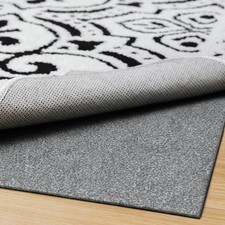 Non Slip Rug Pad, 2' x 3', 1/8" Thick Felt and Rubber Protective Padding - Lo...