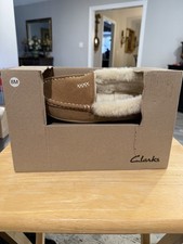 New With Box Clarks XX Stitch, Indoor-outdoor Moccasin-slipper. Women's US 8