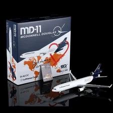 SQ Wings 1/200 Lufthansa German Airlines MD-11 D-ALCC Finished Aircraft Model #