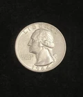 1964 Washington Quarter AU Philadelphia Mint w/90% Silver  US Coin