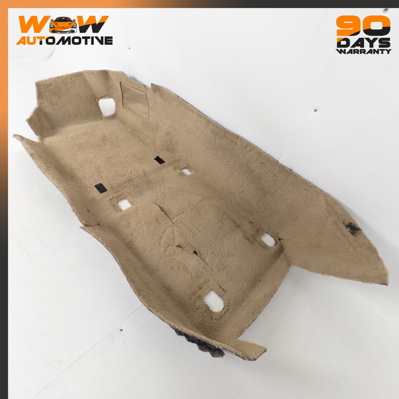 05-12 CHEVROLET CORVETTE C6 FRONT LEFT DRIVER SIDE FLOOR CARPET PANEL BEIGE OEM