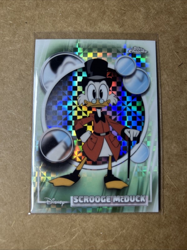 2026 Topps Chrome Disney Scrooge McDuck #118 X-Fractor