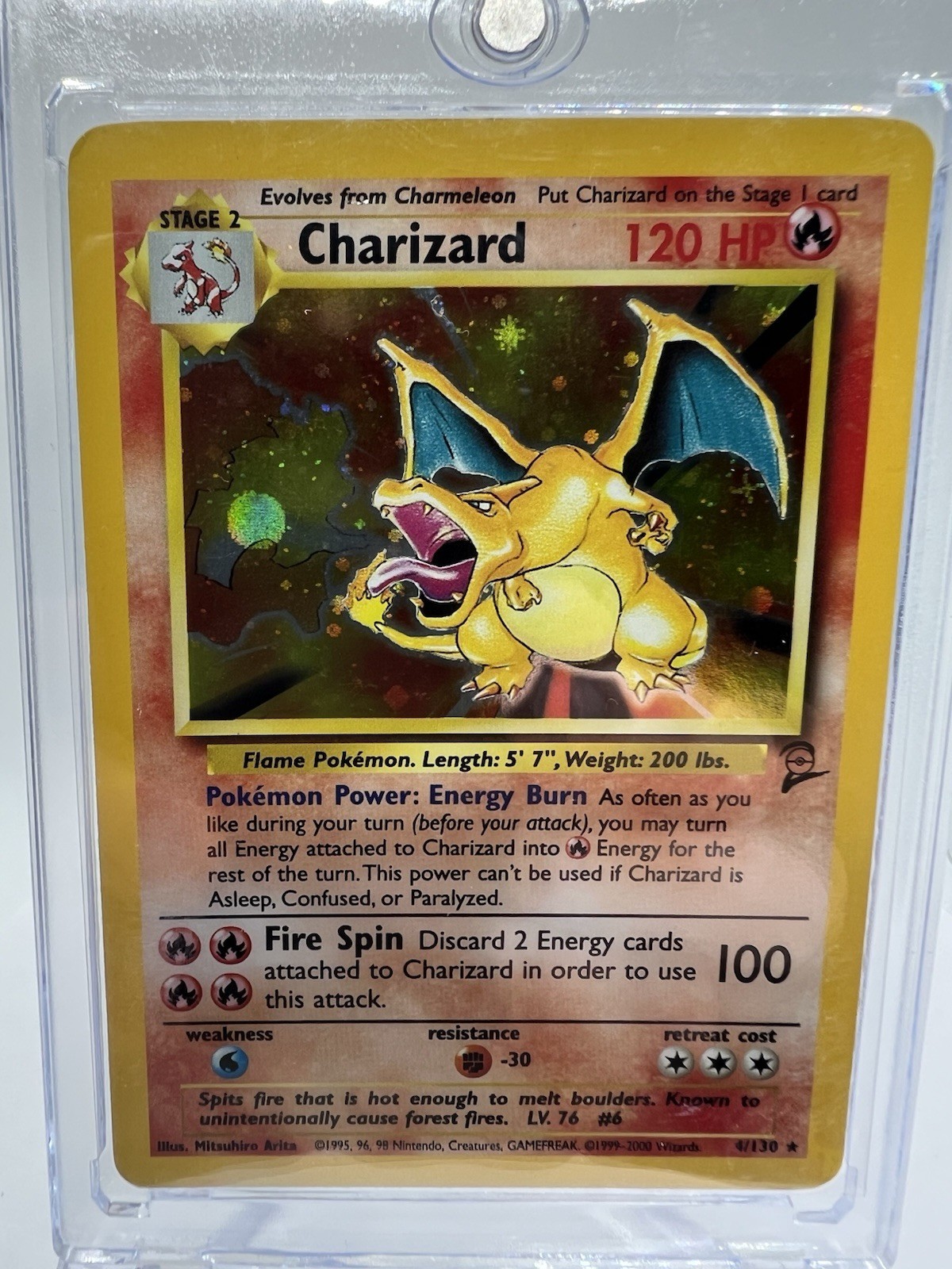 Charizard 2000 Base Set 2 #4/130 Unlimited Holo Price Guide