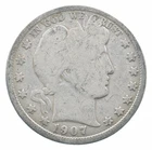 Better 1907 US Barber 90% Silver Half Dollar Coin Collection Set Break *481