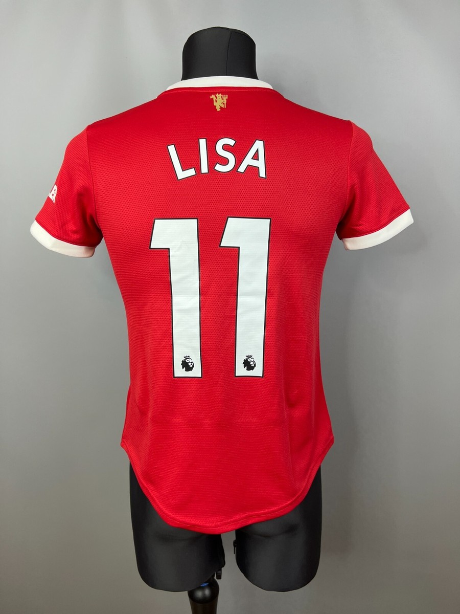 MANCHESTER UNITED 2021 2022 LISA HOME SHIRT FOOTBALL SOCCER ADIDAS