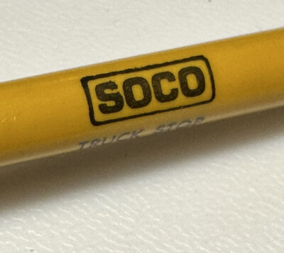 Vintage Carlisle PA Soco Truck Stop Fuel Tires Service Trucking Pennsylvania Pen