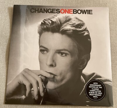 DAVID BOWIE - CHANGESONEBOWIE - BLACK VINYL LP - 40TH ANNIVERSARY - NEW / SEALED