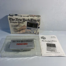 NEW  2003 New York Times Trivia Quiz Excalibur Electronic Digital Handheld Game