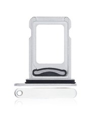 Replacement Dual Sim Card Tray Compatible For iPhone 13 Pro/13 Pro Max Silver 