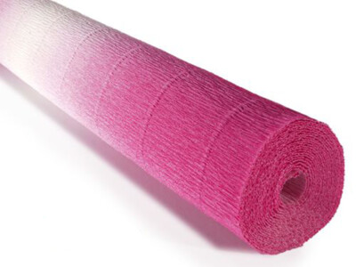 Krepppapier Rolle 180g (50 x 250cm) Farbverlauf Fuchsia (Farbton 600/1)