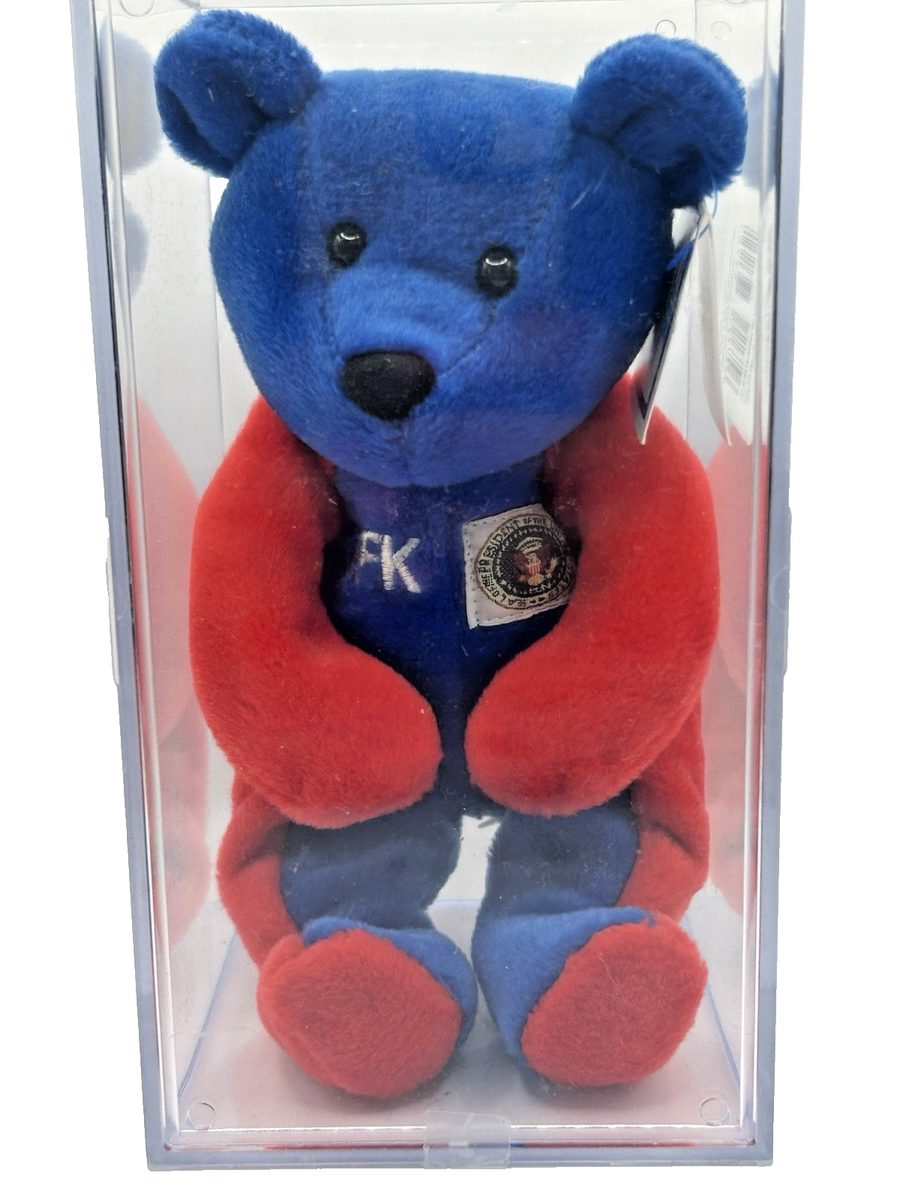 TY Beanie JFK KENNEDY Bear Plush Rare Collection Limited Edition New With  Tags