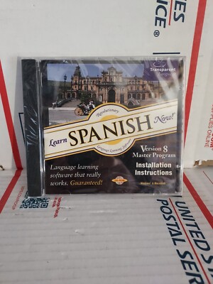 New Learn Spanish Now Transparent Language Master Program Version 8 CD 2 CD #171