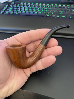Unsmoked 100+ year old GVG First Quality Genod Briar Tobacco Pipe Bent Dublin