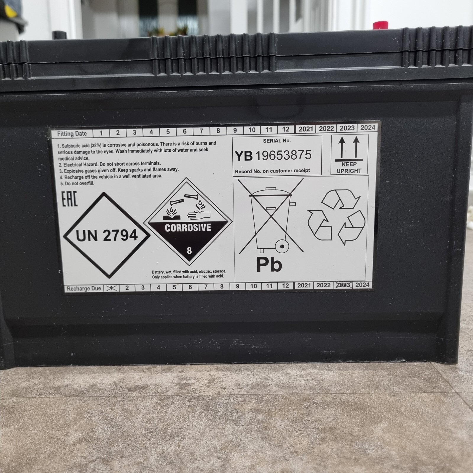 Halfords Leisure Battery HLB750 100Ah 225 Cycles 1200Wh eBay