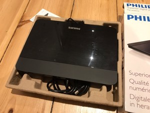 Philips Sdv6226 12 Digital Indoor Dvb T Antenne 41db Hdtv Uhf Vhf Schwarz Ebay