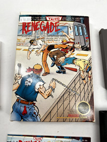 Renegade List#2 Nintendo Entertainment System 1987 NES Video Game Manual Box