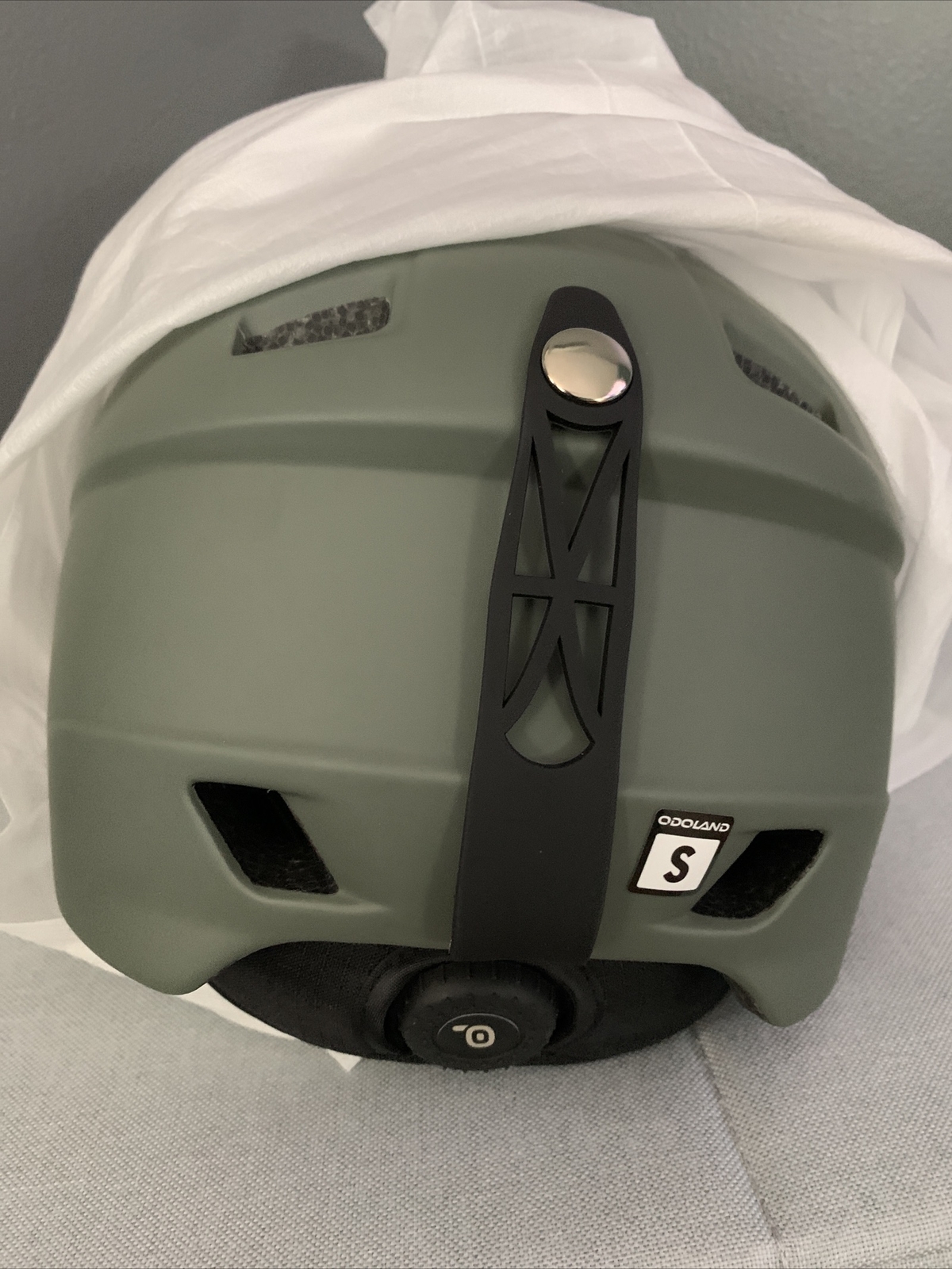 Odoland Snow Ski Helmet and Goggles Set Small OliveGreen eBay