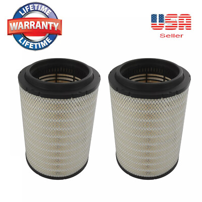 2PCS Air Filter AF26163M For Volvo VNL VNM Trucks Replaces #'s AF26472M 21715813