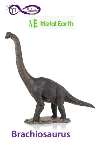 Metal Earth Brachiosaurus Dinosaur Fascinations 3D Model DIY Kit ME1017 Gift - Picture 5 of 10