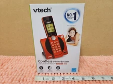 VTech Cordless Phone System w/ Caller ID CD6919-16 Red Full Duplex Handset NEW