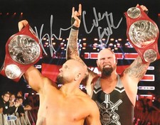 Luke Gallows & Karl Anderson Signed WWE 11x14 Photo BAS COA Bullet Club Picture