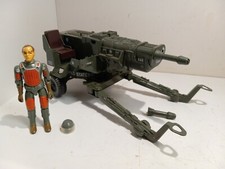 1982 Hasbro GI Joe HAL Heavy Artillery Laser & Grand Slam v1 Straight Arm READ