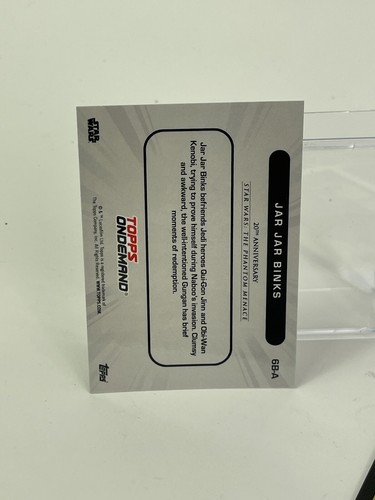 TOPPS ON DEMAND STAR WARS PHANTOM MENACE 20th ANN. 25 CARD Set 8/10 Jar-Jar - Picture 3 of 13